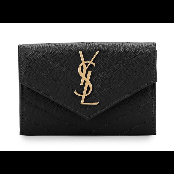 SAINT LAURENT Monogram Small Envelope Wallet - Picture 1 of 8